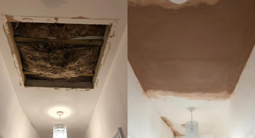 Plasterboarding Old Loft Hatch in Chichester