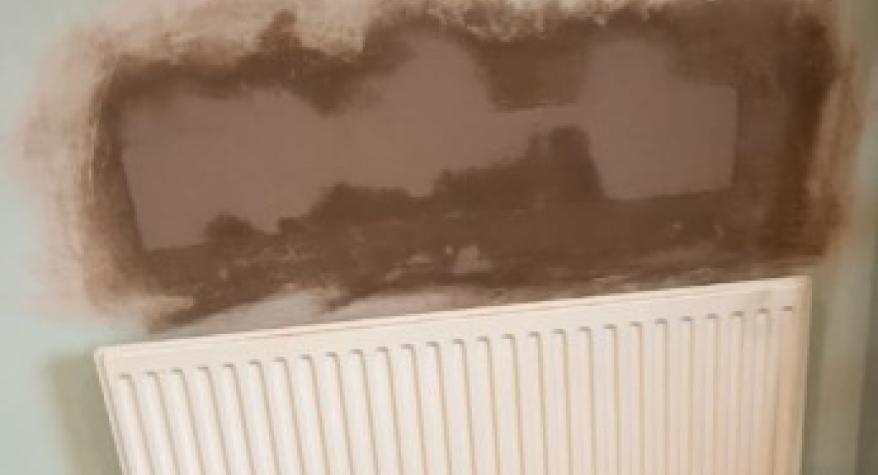 Plasterboarding a hole in Angmering